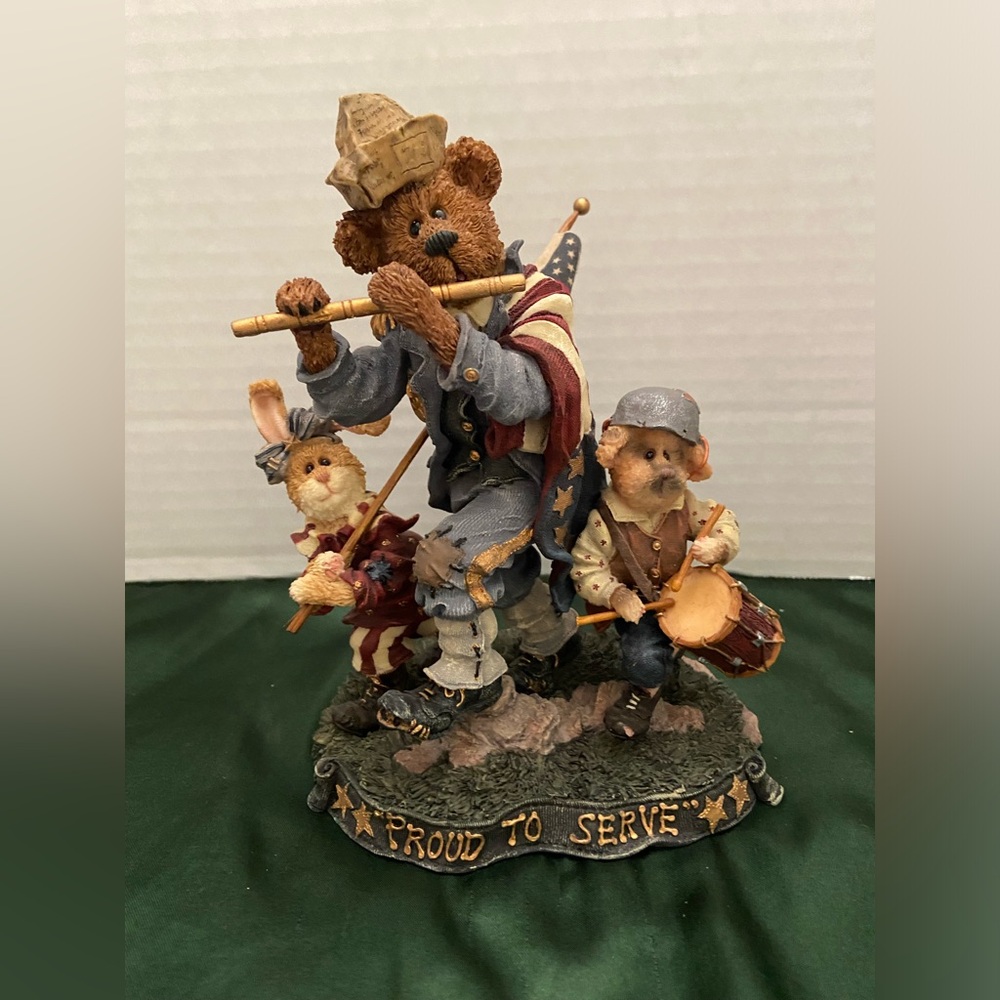 Boyds Bears & Friends 2000 Ltd Ed “Sam, Libby and Eliss... Fife and Drum"